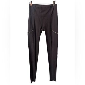 Athleta Women’s Dark Blue Zipper Pocket Leggings Size Small